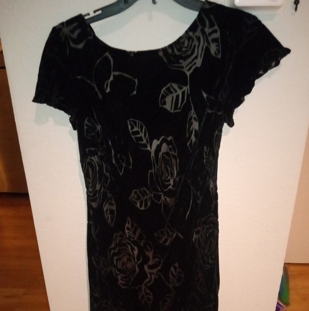 Black Velvet Dress